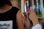 CAXIAS DO SUL, RS, BRASIL, 28/10/2021 - Adolescentes começam a ser imunizados contra a covid-19 em escolas de Caxias do Sul. Na Angelina Sassi Comandulli, 32 estudantes receberam a primeira dose na manhã desta quinta-feira. (Marcelo Casagrande/Agência RBS)<!-- NICAID(14926816) -->