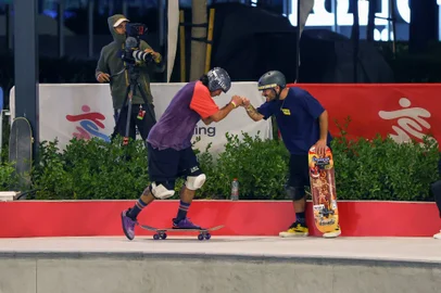 Augusto Akio, Pedro Barros, skate