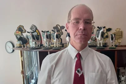 Presidente da Gadolando (Associação dos Criadores de Gado Holandês do RS), Marcos Tang <!-- NICAID(15219198) -->