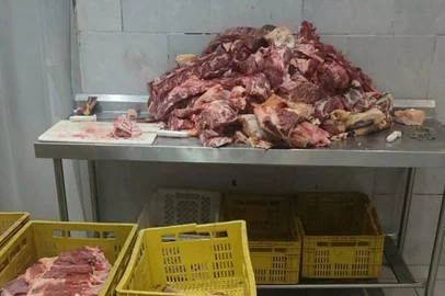 MPRS / Divulgação A Vigilância Sanitária apreendeu carne vencida há dois anos em um açougue que foi alvo de fiscalização em Cachoeira do Sul, na Região Central do Rio Grande do Sul. De acordo com o Ministério Público (MP), que acompanhou a ação, "havia produtos em condições tão ruins que não puderam ser aproveitadas nem para alimentação animal".<!-- NICAID(16170114) -->