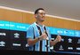Erick Noriega é apresentado pelo Grêmio: "Onde o treinador precisar, eu vou dar o melhor"