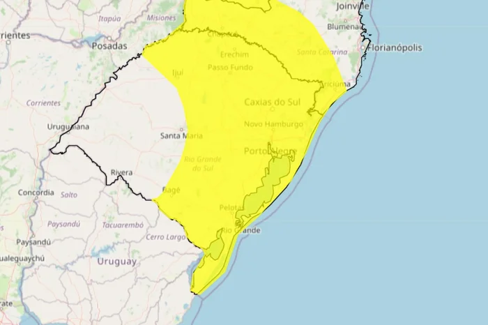 Instituto Naciona de Meteorologia (Inmet) / Reprodução