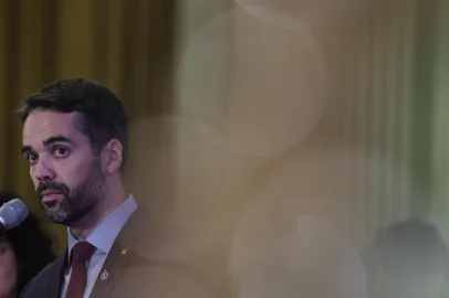 PORTO ALEGRE, RS, BRASIL, 16-07-2025: Cerimônia no Palácio Piratini anuncia verbas para os Festejos Farroupilhas de 2025. O ato realizado na tarde de quarta feira (16), anunciou mais de 17 milhões de reais pra as tradicionais festivadades realizadas no mês de setembro. Foto: Renan Mattos / Agência RBS<!-- NICAID(16081961) -->