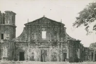 Ruínas de São Miguel das Missões. Foto da década de 1960.<!-- NICAID(16130939) -->