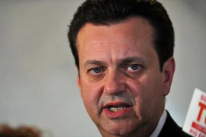 Prefeito de São Paulo, Gilberto Kassab, depois de encontro com a presidente Dilma Rousseff