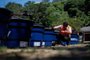 PORTO ALEGRE, RS, BRASIL - 17.02.2022 - Caixas d'água no Morro da Cruz. (Foto: Anselmo Cunha/Agencia RBS)<!-- NICAID(15019545) -->