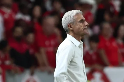 PORTO ALEGRE, RS, BRASIL, 11-04-2026: Clássico GreNal nº452 no estádio Beira-Rio. Inter e Grêmio se enfrentam pelo Campeonato Brasileiro Série A 2026. Foto: Jonathan Heckler/Agência RBS<!-- NICAID(16264072) -->
