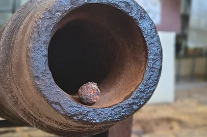 Munição é descoberta no interior de canhões do Museu de História Julio de Castilhos. As balas foram achadas em meio ao trabalho de limpeza que faz parte das obras de restauro e ampliação do museu, realizadas com recursos do Estado.<!-- NICAID(16023218) -->
