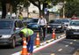 Ciclistas e motoristas desaprovam trechos de ciclofaixa provisória sobre pista de rolagem na Ipiranga 