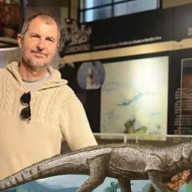 Cientistas nomeiam gênero do Triássico (Schultzsuchus ) em homenagem a pesquisador gaúcho. - UFRGS/Reprodução<!-- NICAID(15690388) -->