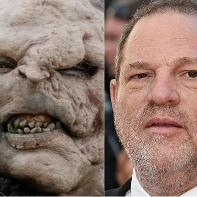 Monstro de "Senhor dos Anéis" foi inspirados na aparência de Harvey Weinstein<!-- NICAID(14907557) -->