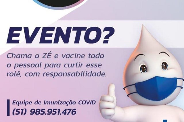 Em Eldorado do Sul, equipe do Zé Gotinha pode ser convidada para realizar vacinação durante eventos<!-- NICAID(14961799) -->