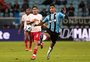 Cristian Olivera cita "falta de sorte" ao lamentar empate do Grêmio com o Bragantino