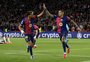 Com dois gols de Raphinha, Barcelona vence o Benfica novamente e avança às quartas da Champions League 