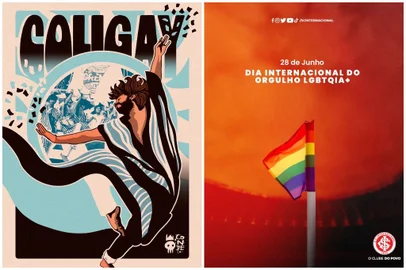 Dupla Gre-Nal se manifesta com homenagens no Dia Internacional do Orgulho LGBT+