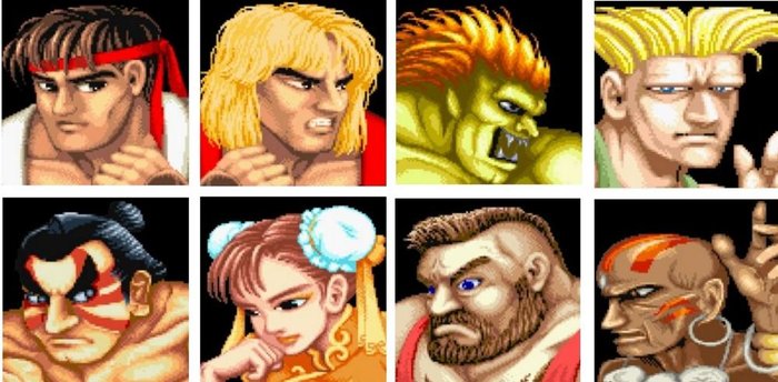 Quais são os personagens de Street Fighter V?