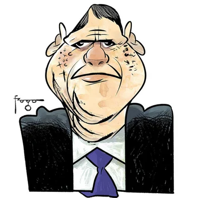 Caricatura do Ministro da Infraestrutura Tarcísio de Freitas feita por Gilmar Fraga, para ilustrar a seção Frases da Semana, publicada na superedição de Zero Hora de 10 e 11 de abril de 2021. VERSÃO ONLINE.<!-- NICAID(14754438) -->