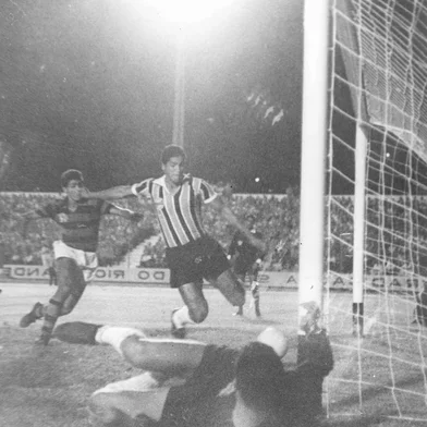 Zagueiro do Grêmio,  Aírton Ferreira da Silva, o Airton Pavilhão.<!-- NICAID(10106166) -->