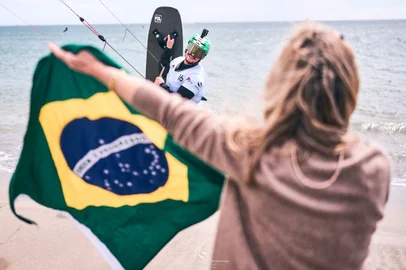 International Kiteboarding Association / Divulgação Lucas Fonseca, vela