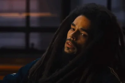 Frame do trailer de Bob Marley: One Love, filme da Paramount Pictures que estreia em 2024.<!-- NICAID(15475404) -->