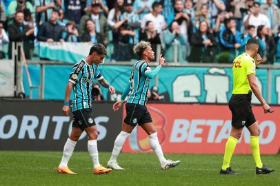 PORTO ALEGRE, RS, BRASIL, 13/08/2023- Grêmio x Fluminense: jogo válido pela 19ª rodada do Brasileirão.  Foto: André Ávila / Agencia RBS<!-- NICAID(15509047) -->