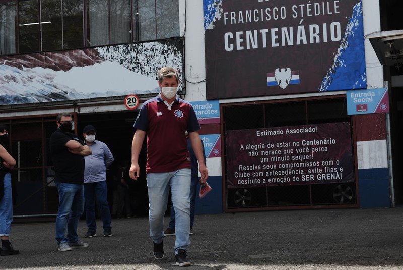 CAXIAS DO SUL, RS, BRASIL (14/10/2021)Saído do Ser Caxias do Estádio Centenário para o jogo das quartas de final do Campeonato Brasileiro con tra o ABC. (Antonio Valiente/Agência RBS)<!-- NICAID(14915244) -->