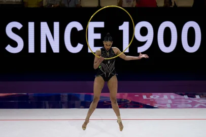 Melo Gym / Divulgação Bárbara Domingos, ginástica rítmica