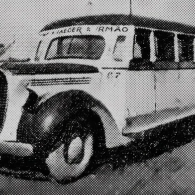 Propaganda da empresa de ônibus Jaeger em 1939.<!-- NICAID(16316111) -->