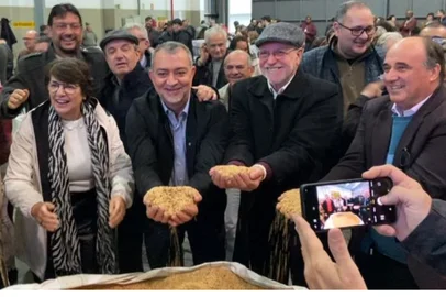 Edegar Pretto no Ato de retomada dos estoques públicos de arroz