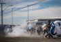 FOTOS: como foi o protesto de torcedores no CT do Grêmio