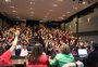 Momento tenso entre servidores de Caxias do Sul e governo municipal