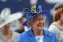 Britain's Queen Elizabeth II arrives on Derby Day, the second day of the Epsom Derby horse racing festival, at Epsom in Surrey, southern England, on June 2, 2012 the first official day of Britain's Queen Elizabeth II's Diamond Jubilee celebrations.  AFP PHOTO / CARL COURT<!-- NICAID(8290138) -->