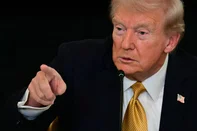 US President Donald Trump speaks during a law enforcement roundtable in the State Dining Room of the White House on October 23, 2025 in Washington, DC. (Photo by Jim WATSON / AFP)Editoria: POLLocal: WashingtonIndexador: JIM WATSONSecao: politics (general)Fonte: AFPFotógrafo: STF<!-- NICAID(16152706) -->