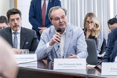 Thômaz Nunnenkamp representou a Federação das Indústrias do Estado (Fiergs) na reunião com Geraldo Alckmin para debater tarifaço de Donald Trump<!-- NICAID(16081363) -->