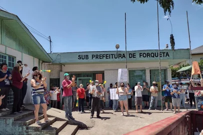 Moradores da 2ª Légua, em Caxias, voltam a se manifestar contra instalação de Parque de Proteção Animal<!-- NICAID(14946621) -->