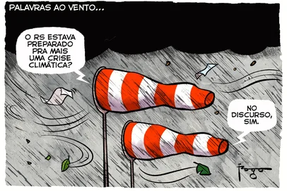 PORTO ALEGRE, RS, BRASIL, 29-07-2026: Charge do Fraga. Foto: Gilmar Fraga/Grupo RBS<!-- NICAID(16336932) -->