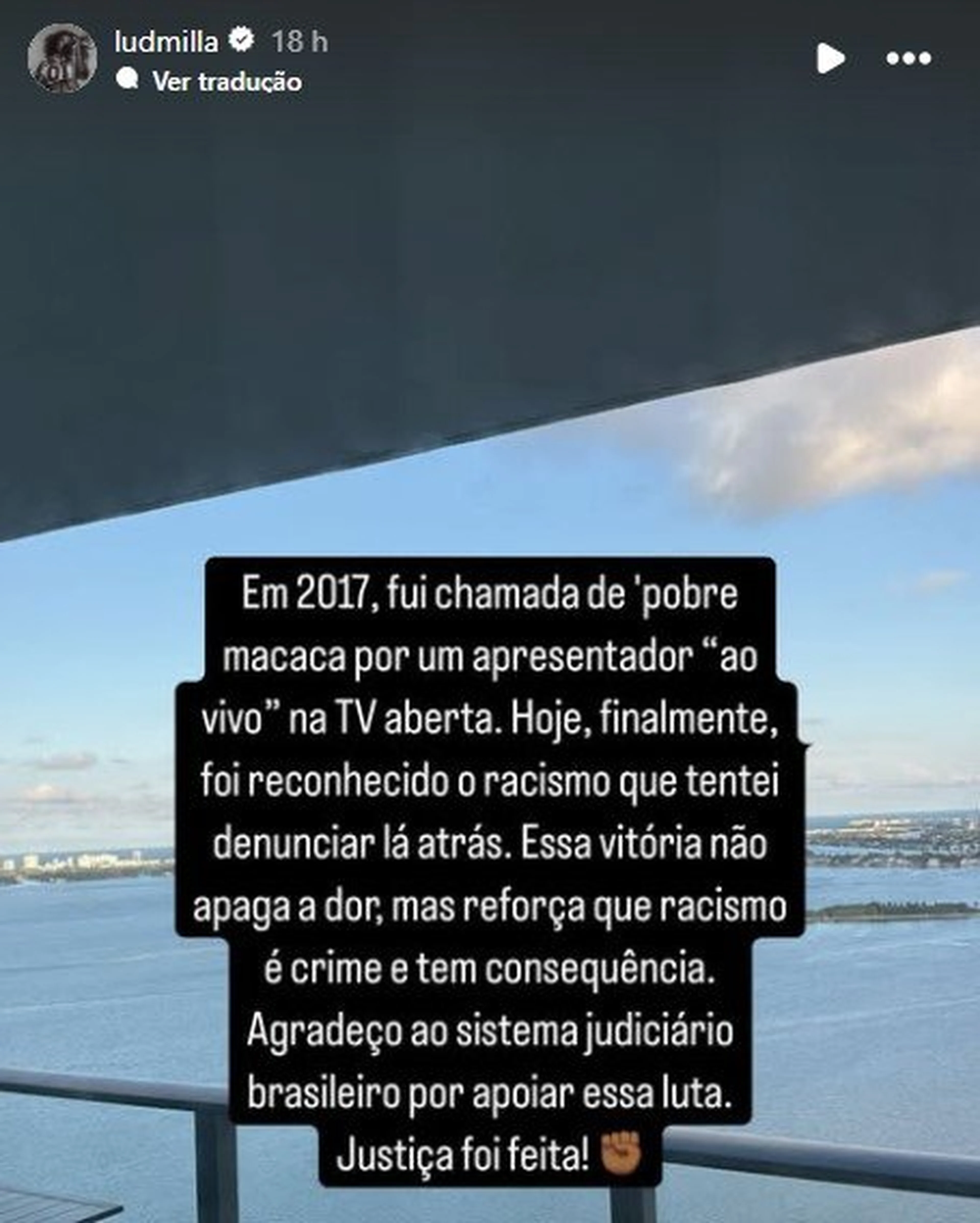 Instagram / @ludmilla / Reprodução