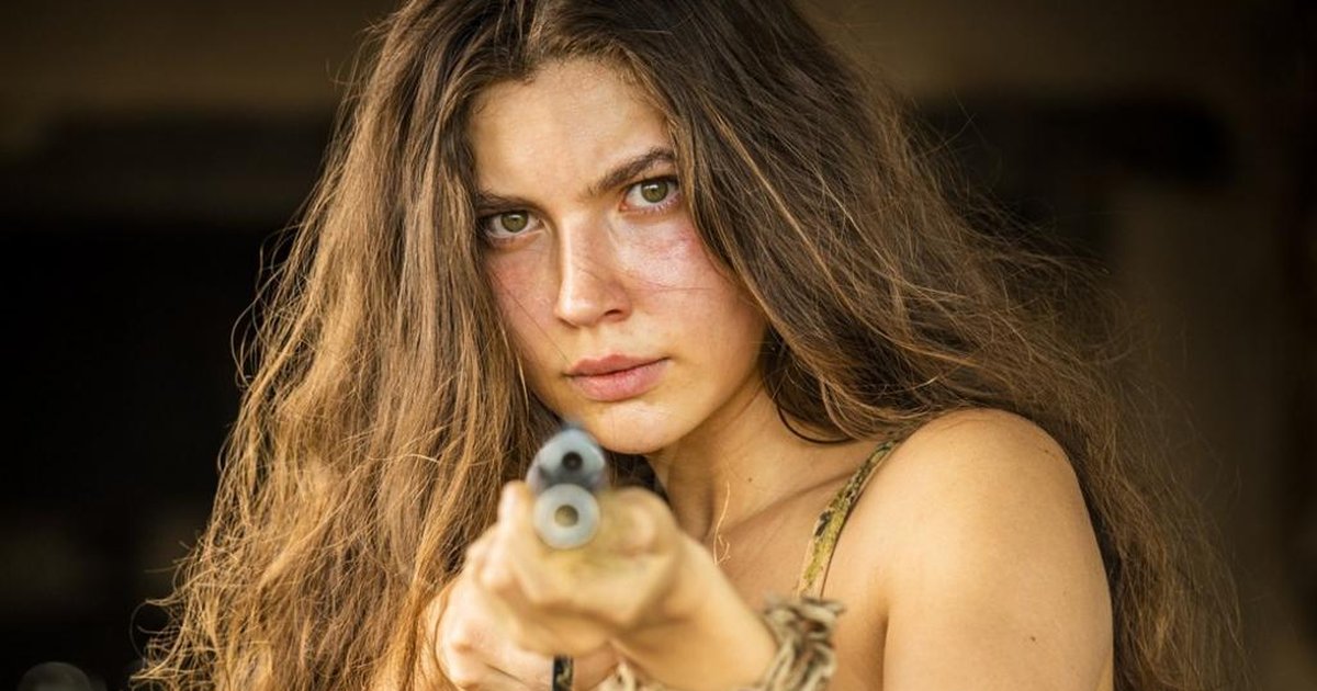 Alanis Guillen como "Juma" no remake de "Pantanal" da Globo (Foto Reprodução/Internet)