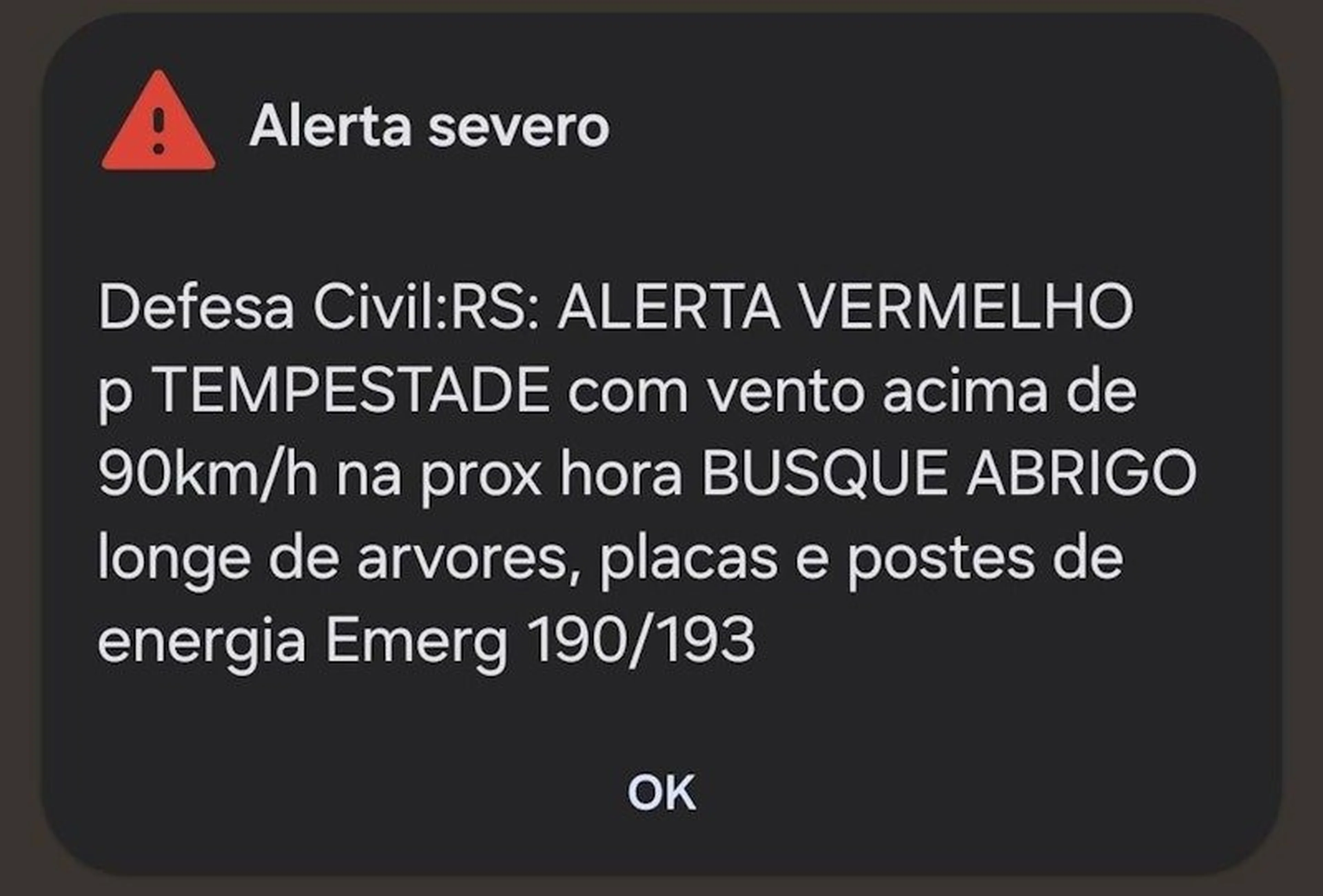 Defesa Civil RS/Reprodução