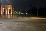Trecho do Parque da Redenção está totalmente às escuras
