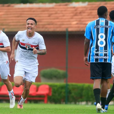 São Paulo x Grêmio pela Copa do Brasil sub-20. <!-- NICAID(16161420) -->