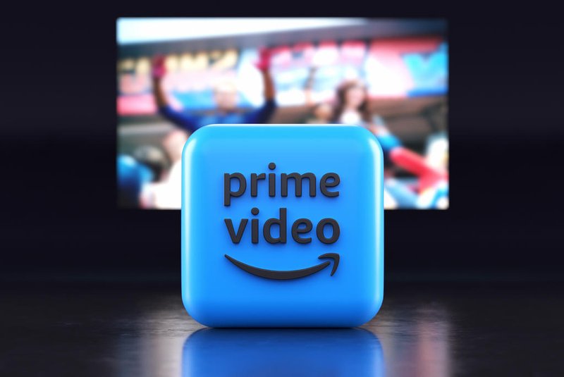 Valencia, Spain - March, 2023: Amazon Prime Video app logo in front of a TV screen, icon in 3D illustration. Amazon Prime Video is a global provider of streaming movies and TV seriesFonte: 585753913<!-- NICAID(15482061) -->
