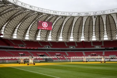 PORTO ALEGRE, RS, BRASIL - 2024.07.04 - Beira Rio voltará a receber jogos do Internacional após ter estádio alagado pela enchente de maio. (Foto: André Ávila/ Agência RBS)Indexador: Andre Avila<!-- NICAID(15806262) -->