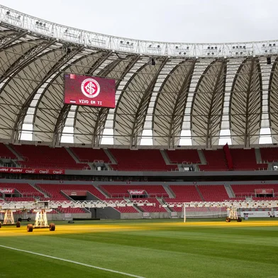 PORTO ALEGRE, RS, BRASIL - 2024.07.04 - Beira Rio voltará a receber jogos do Internacional após ter estádio alagado pela enchente de maio. (Foto: André Ávila/ Agência RBS)Indexador: Andre Avila<!-- NICAID(15806262) -->