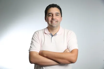 CAXIAS DO SUL, RS, BRASIL (15/02/2021)Equipe de esportes Pioneiro/Gaúcha Serra. Na foto, Maurício Reolon. (Antonio Valiente/Agência RBS)<!-- NICAID(14714963) -->