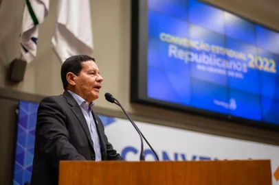 PORTO ALEGRE: Convenção do Republicanos oficializa candidatura de Hamilton Mourão a Senador<!-- NICAID(15156740) -->