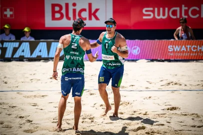 George, André Stein, vôlei de praia