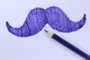 Novembro Azul: a campanha, Bigode, desenho, lápis de cor, azul. Foto:CLAUDIOPADIAR   / stock.adobe.comFonte: 220174307<!-- NICAID(14653122) -->
