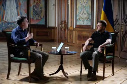 Luciano Huck e Zelensky<!-- NICAID(15851579) -->
