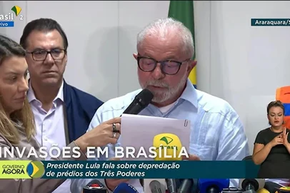Pronunciamento de Lula - Foto: TV Brasil/Reprodução<!-- NICAID(15315320) -->